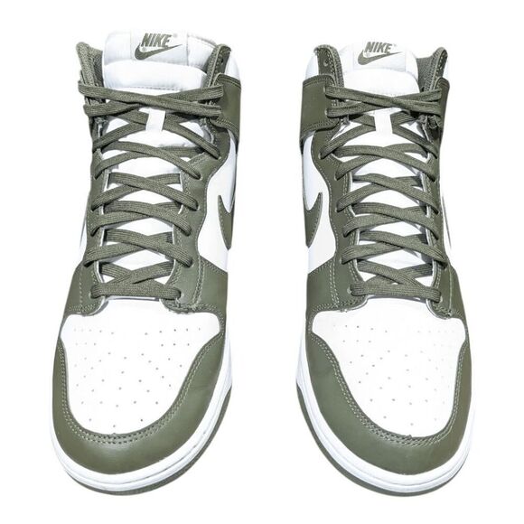 NWOB NIKE Dunk High Retro 'Cargo Khaki' Sneakers Size 13 - Picture 4 of 7